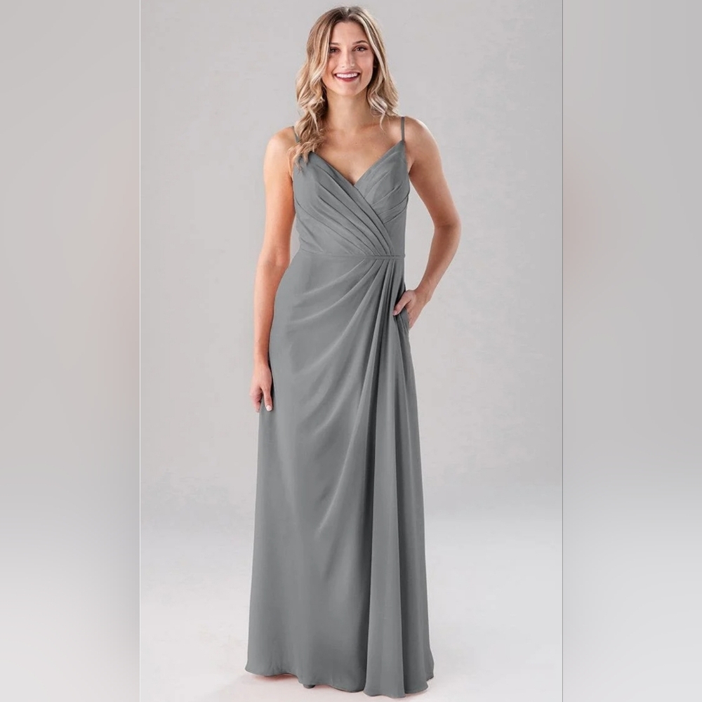 Kennedy Grayish Green Gown sz 10